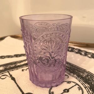 Anthropologie Lavender Juice Glass 💜⚜️
